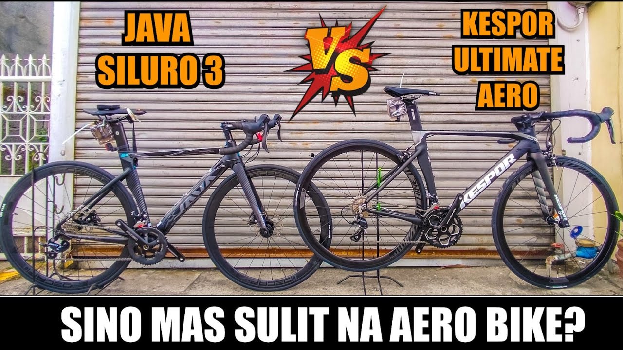 KESPOR ULTIMATE AERO vs JAVA SILURO 3 | SINO MAS SULIT NA AERO BIKE ...