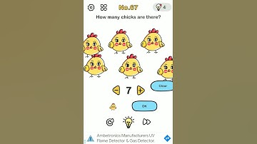 brain out level 67 How many chicks are there?