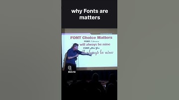 Choose your fonts wisely