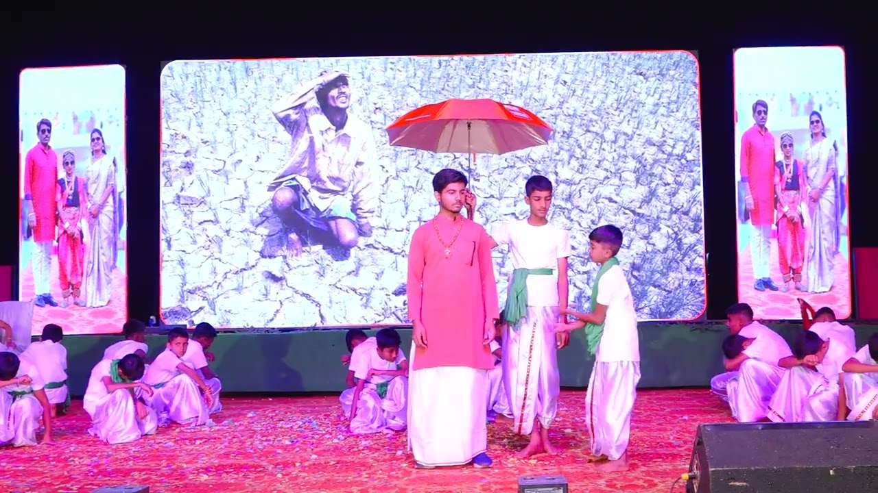 Sambhrama 2026 || Farmers skit and dance || Annual day celebration || Kalyana Bharati Public School 