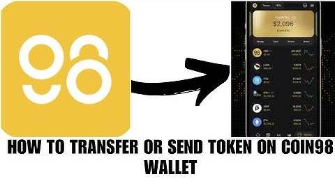 How to send or recieve token on Coin98 Wallet