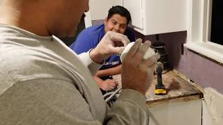Harold The Handyman Mudding Jose's Kitchen Wall