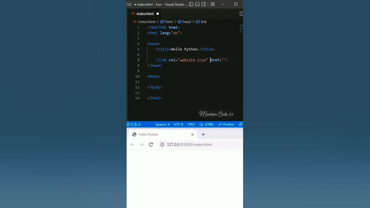 How to create title in html url html css youtube