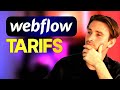 Webflow prix tarifs et facturation simplifis