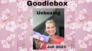 Goodiebox Juli 2023 - schöne Sommer Box 