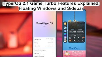 HyperOS 2.0 Game Turbo All Features Explained - Floating Windows and Sidebar