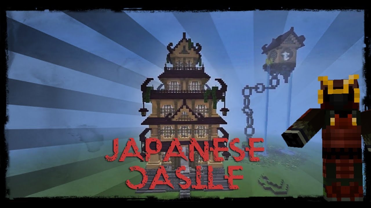 JAPANESE CASTLE (JAPANSKI ZAMAK) MINECRAFT - YouTube