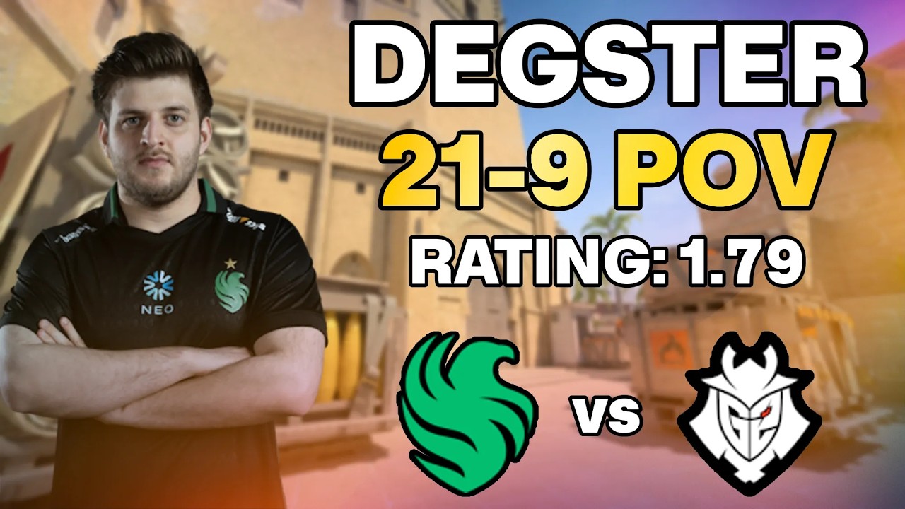 🥇 DEGSTER MVP PERFORMANCE vs G2! | GRAND FINAL PGL Bucharest 2025 | Mirage POV