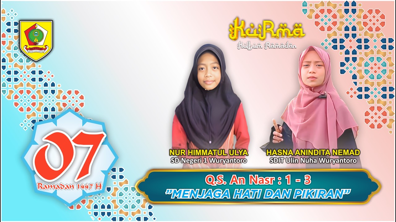 KURMA 2026 | MENJAGA HATI DAN PIKIRAN | KORWILCAM BIDIK KECAMATAN WURYANTORO