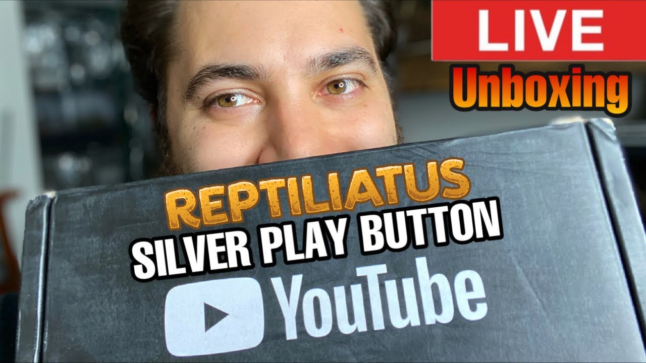 Reptiliatus YouTube Silver Play Button UNBOXING! YouTube