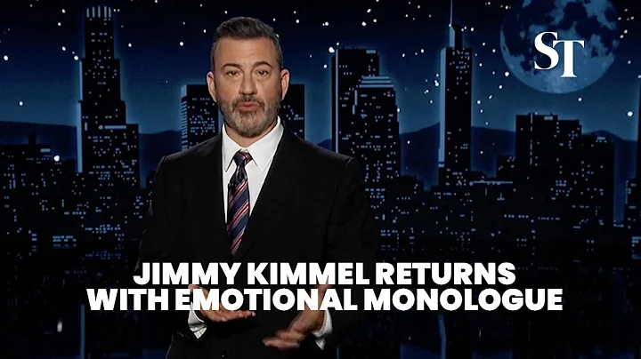 Jimmy Kimmel returns with emotional monologue, praises Charlie Kirk's widow, defends free speech