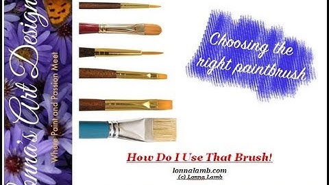 Beginner Acrylic Painting Tutorial How to use different brushes