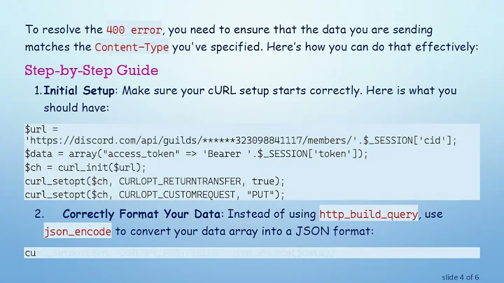Resolving the 400 Error When Sending Multiple Headers in PHP with cURL