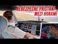 V kokpitu s piloty Airbusu A320 mezi horami na Novém Zélandu. Tady může přistát jen kapitán