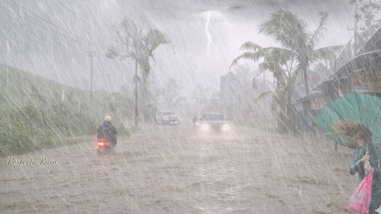 ПРЕДУПРЕЖДЕНИЕ О ЭКСТРЕМАЛЬНОМ ШТОРМЕ‼️НА МОЮ ДЕРЕВНЮ НАПАЛА САМАЯ СИЛЬНАЯ И РАЗРУШИТЕЛЬНЫЙ ТАЙФУН