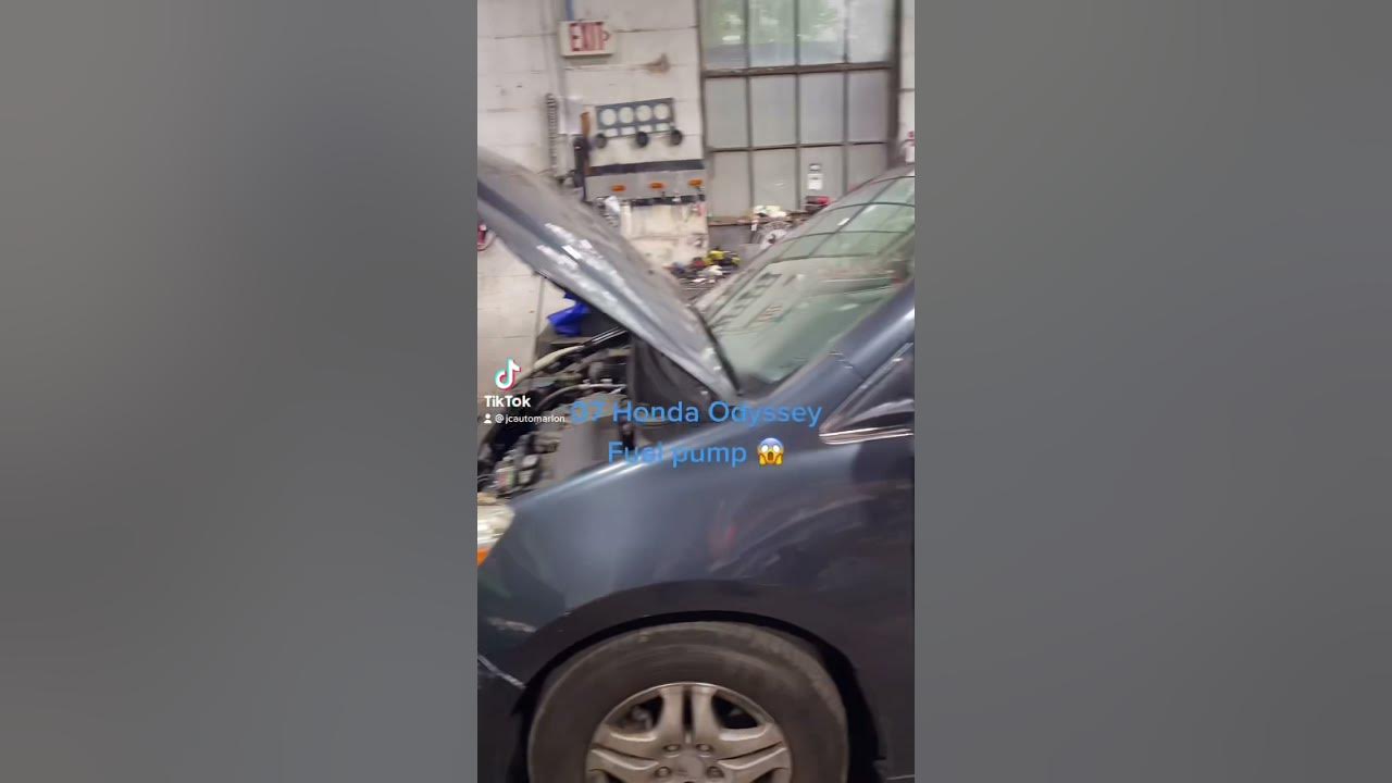 07 Honda Odyssey fuel pump location - YouTube