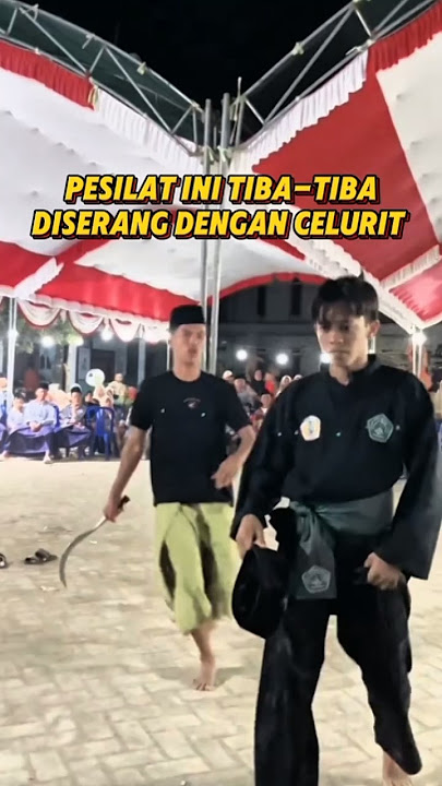 Pesilat ini tiba-tiba diserang dengan celurit #shorts #psht #pagarnusa