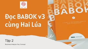 Series Đọc BABOK cùng Hai Lúa: Tập 2 - Chương Business Analysis Key Concepts