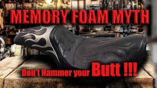 Motorcycle Seat Amnesia: Memory Foam Fail !