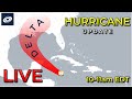 Hurricane Delta Rapidly Intensifying - Live Coverage