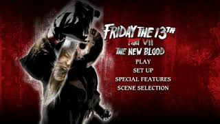 Friday the 13th Part 7 The New Blood (1988) DVD Menu