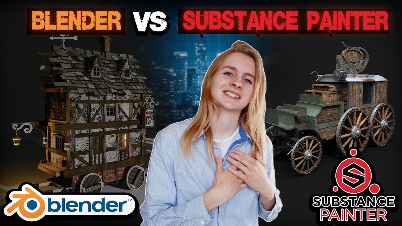 Blender vs Substance Painter | Which software is better for Texturing Models - YouTube