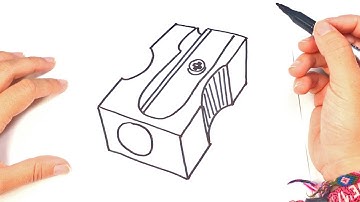 How to draw a Sharpener | Sharpener Easy Draw Tutorial