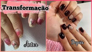 Esmalte Coffee Impala - Transformação Unhas Antes E Depois