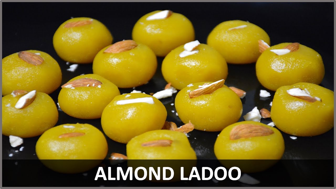 Almond Ladoo Recipe Badam Ladoo Recipe Almond Laddu Badam Laddu