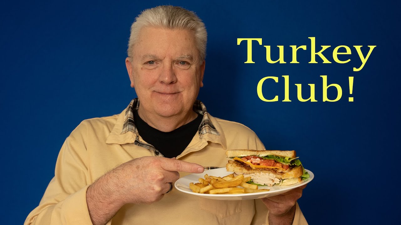 ASMR Eating A Turkey Club with a Story About Early Remodeling