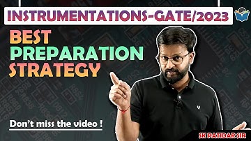 Best way to Prepare GATE Instrumentation Strategy Video #INGATE #PrepareationStrategy