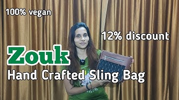 zouk sling bags | 100% vegan | leather bag | online shopping | review | amala anu