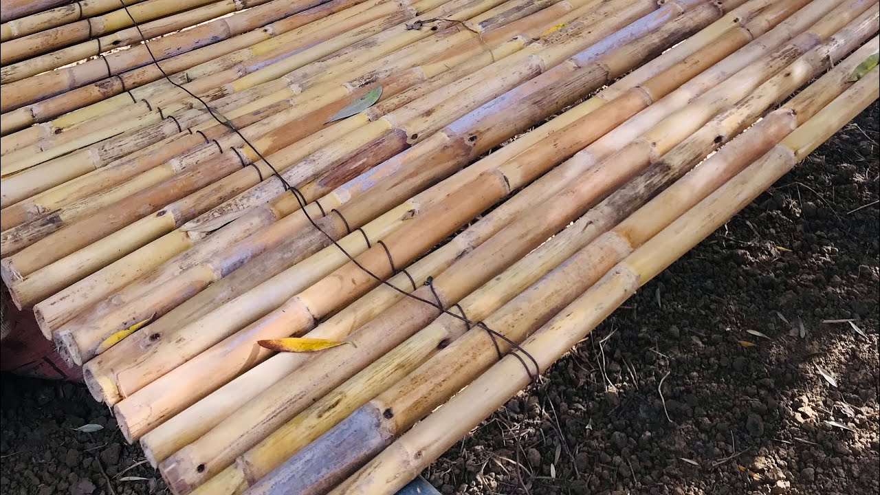 طريقة صحيحة لعمل رولو او زرب القصب #حرفة #صناعة #الفن #صناعة_القصب