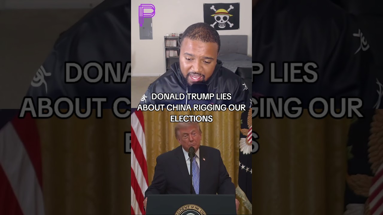 DONALD TRUMP LIES ABOUT CHINA RIGGING OUR ELECTIONS #politicalnews #americanpolitics #donaldtrump