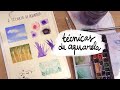 6 TÉCNICAS DE AQUARELA SUPER FÁCEIS