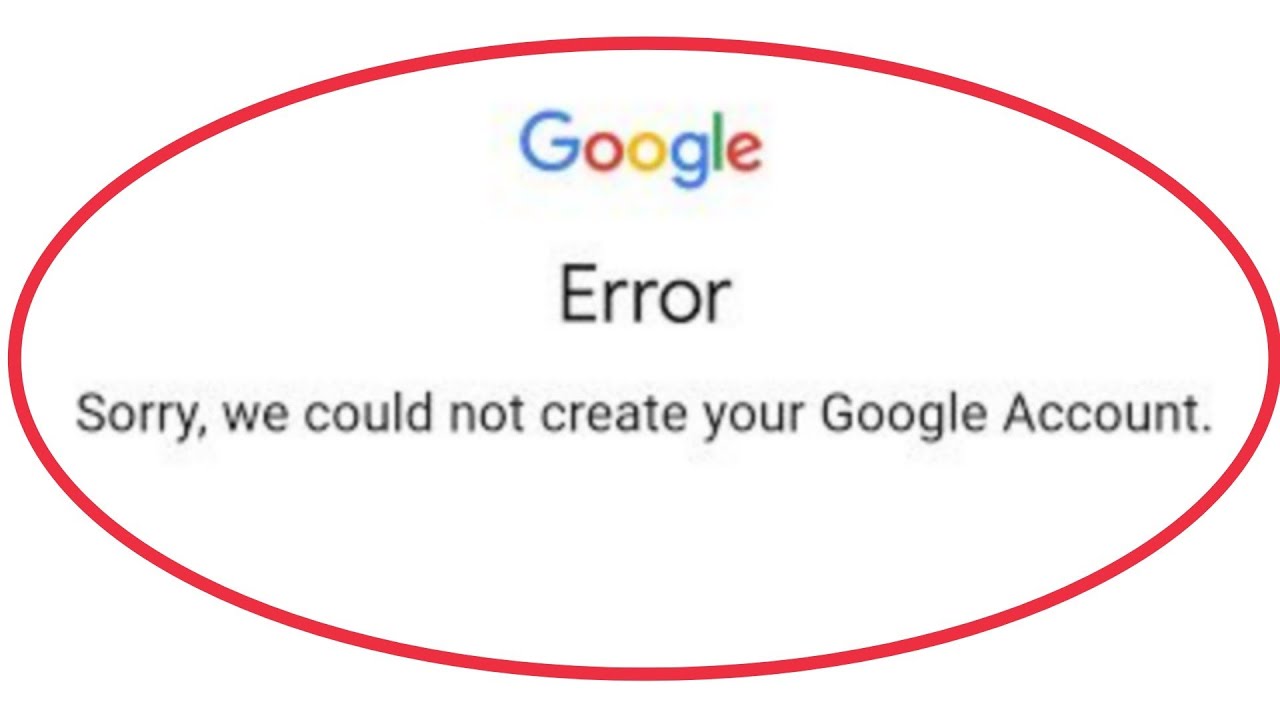 HOW TO FIX AN ERROR CAN'T CREATE AN ACCOUNT WHILE CREATING IT IN