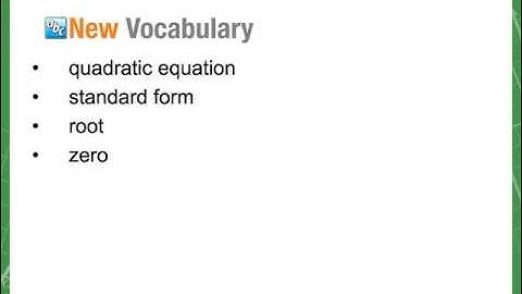 4-2 Solving Quadratics by Graphing