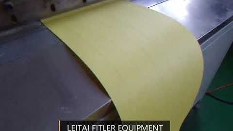 pleating machine for filter paper