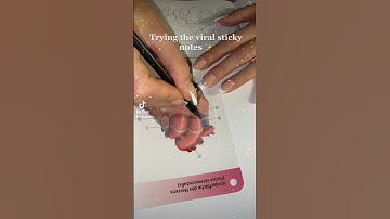 Using transparent sticky notes to make realistic design in notes