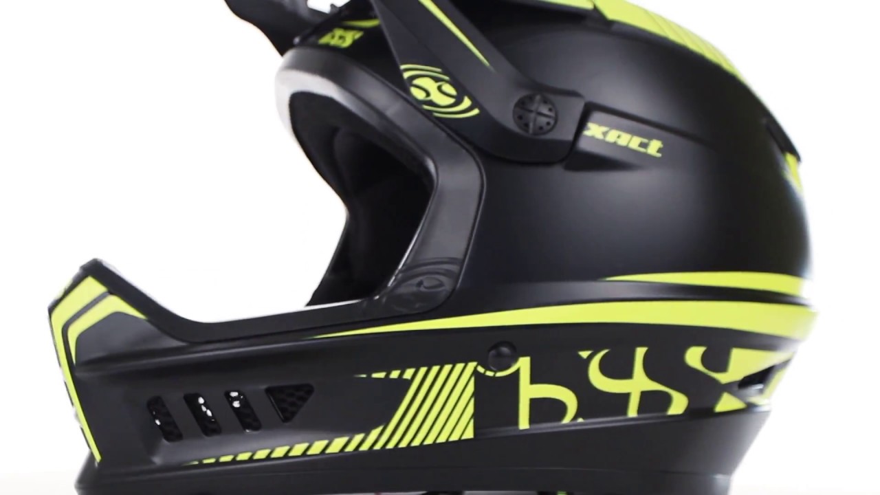 IXS Xact Helmet - Black/Lime - YouTube