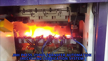 JNH PRESS: JFP-2500TON HOT FORGING PRESS WITH TRANSFER AUTOMATION