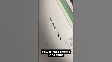 How to Hack Chrome Dino Game #prank #viral
