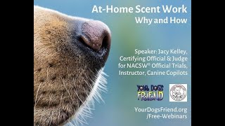 AtHome Scent Work – Why and How 42422