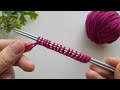 😍 Du wirst dieses wunderschöne, beidseitig schöne Strickmuster LIEBEN – perfekt für Schals!