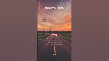 Embrace the Journey: Finding Joy in Every Step #tms #shefali #shorts