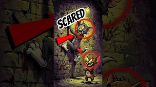 Jerry has a darkside.😈 #tomandjerry