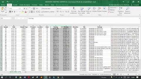 IMPORTAR COORDENADAS DE MUESTRO GEOLOGICO DESDE EXCEL A ARCGIS