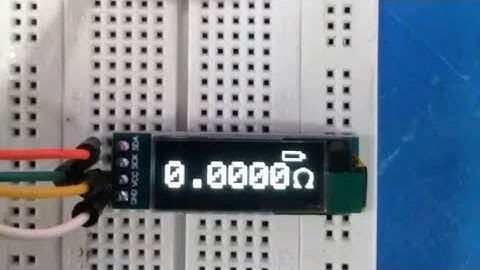 esr tester OLED Display