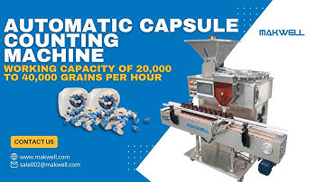 Automatic Capsule Counting for Pharmaceutical Industry | Capsule Counting Machine