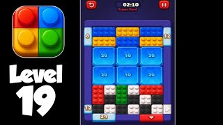 Block Out level 19 Walkthrough Solution